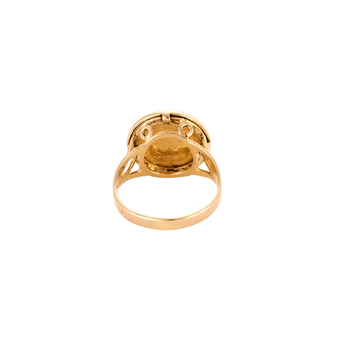 Bague 50 BAGUE OR, PIÈCE DOS PESOS. 58 Facettes BO/240011/