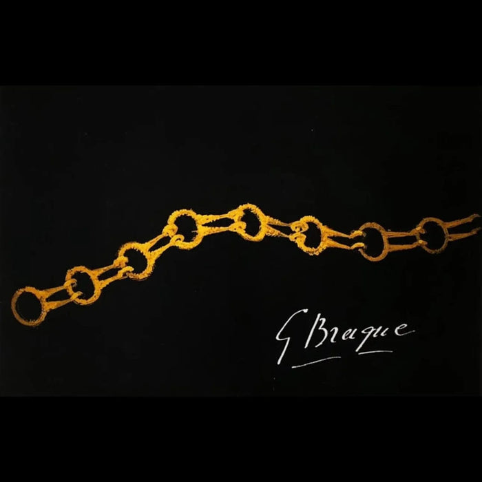 Bracelet Bracelet « Mésopotamie » en or jaune d’après Georges BRAQUE 58 Facettes