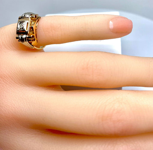 Bague 47 Bague Solitaire diamant vers 1920 58 Facettes AB182