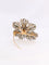Broche Broche fleur ancienne or argent diamants taille ancienne 58 Facettes 339