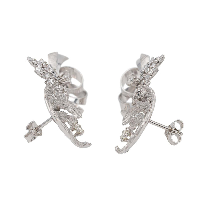 Boucles d'oreilles Boucles d'oreilles Or blanc Diamant 58 Facettes 3244484CN