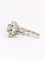 Bague marguerite or blanc diamants 1,10 ct