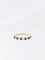 Bague 50 Demi-Alliance américaine en or jaune, diamants et saphirs 58 Facettes J104