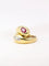 Bague 52 Bague vintage serpent en or, rubis et diamants 58 Facettes J37