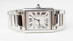 Montre Montre Cartier Tank en acier 58 Facettes 33019