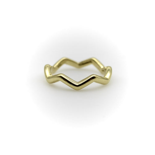 55 Tiffany & Co. - Vintage Gold Zig Zag Paloma Picasso Ring 58 Facettes A2006Q