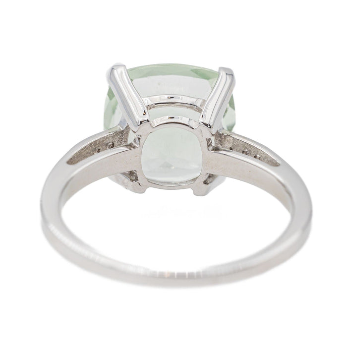 Bague 55.5 Mauboussin Bague Petit visage d'Amour Or blanc Prasiolite 58 Facettes 3319595CN