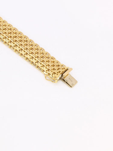 Bracelet Bracelet vintage maille milanaise or jaune 58 Facettes 1095.2