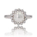 Ring 53 Akoya cultured pearl and diamond ring in white gold 58 Facettes 24-074