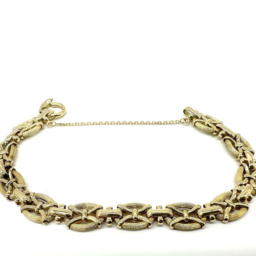 Bracelet Bracelet or jaune maille fantaisie 58 Facettes Z1351598