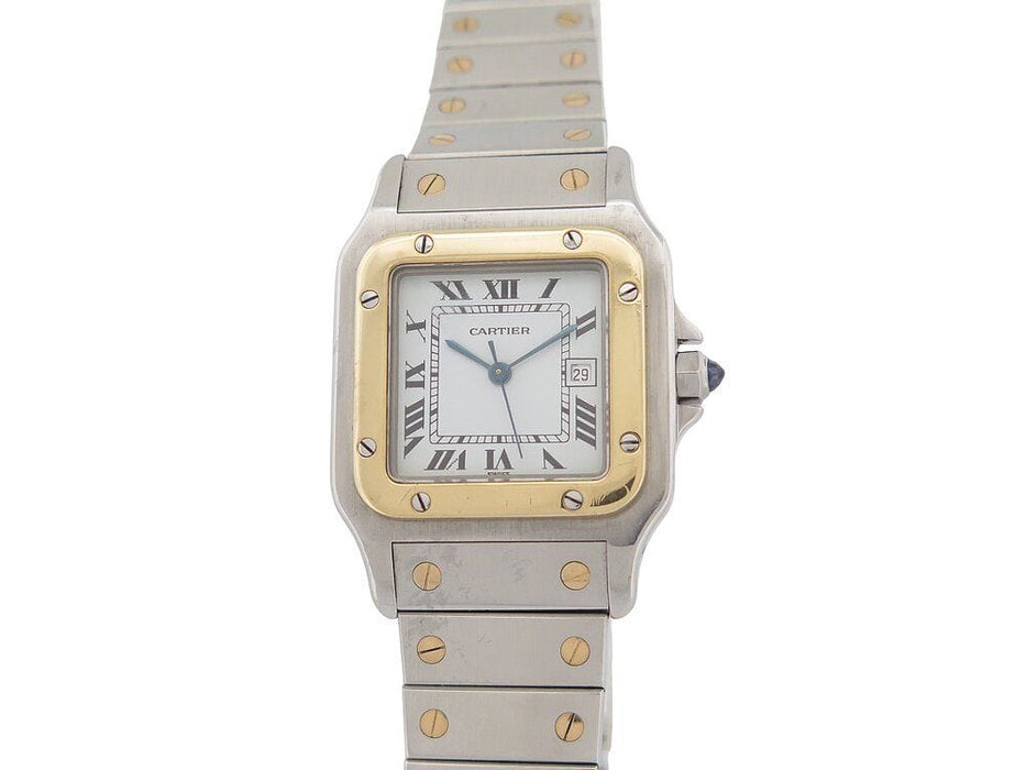 Montre vintage montre CARTIER santos carre gm 29 mm automatique 58 Facettes 262287