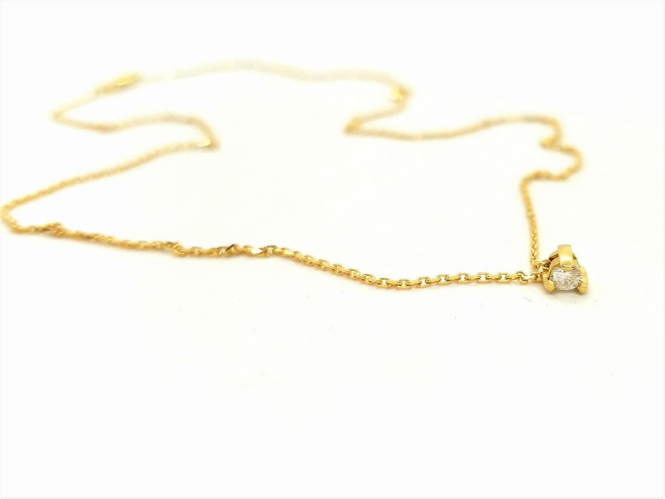 Collier Collier Chaîne + pendentif Or jaune Diamant 58 Facettes 578955RV