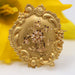 Broche Broche ancienne or jaune et diamants taillés en rose 58 Facettes 24-010