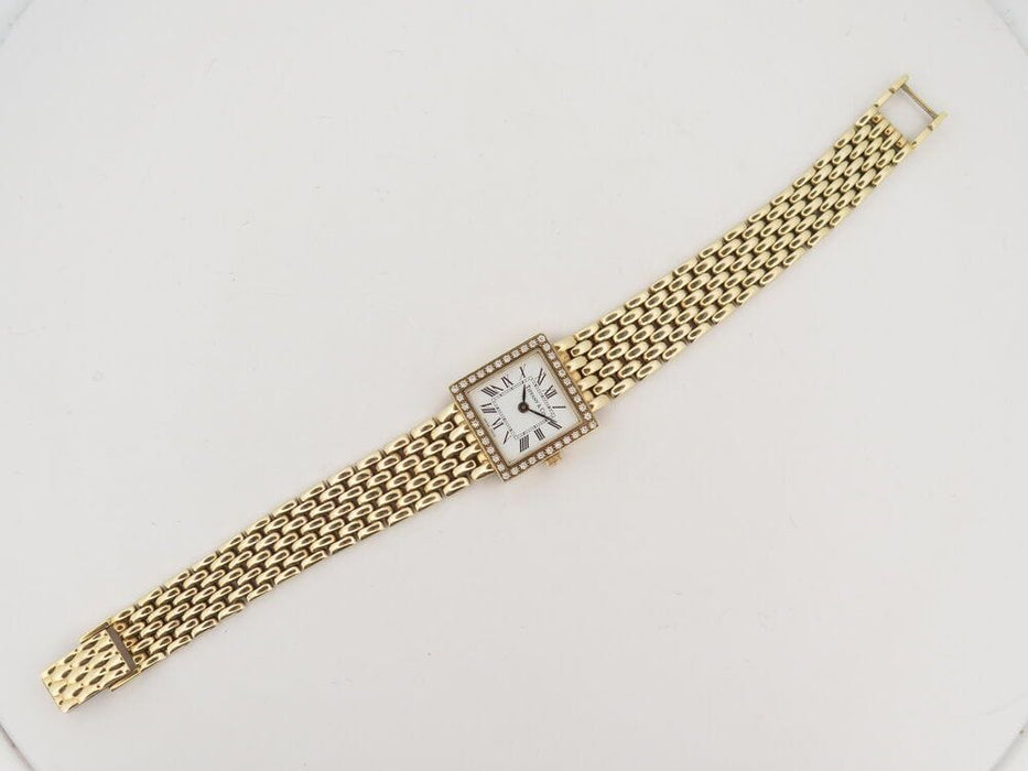 Montre vintage montre TIFFANY & CO estate 19mm or jaune 14k diamant quartz 58 Facettes 262120