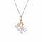 Collier Tiffany & Co - Collier Love avec pendentif diamant en or blanc et jaune 18k 58 Facettes G14198