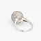 Bague 49 Bague orbe vintage en platine 1 ct pavé de diamants 58 Facettes G13455