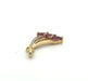 Pendant Pendant or 18kt ruby ​​and diamonds 58 Facettes 459