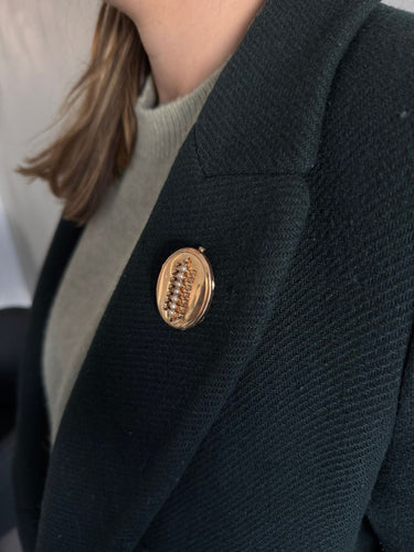 Broche Broche porte-photo en or rose 58 Facettes