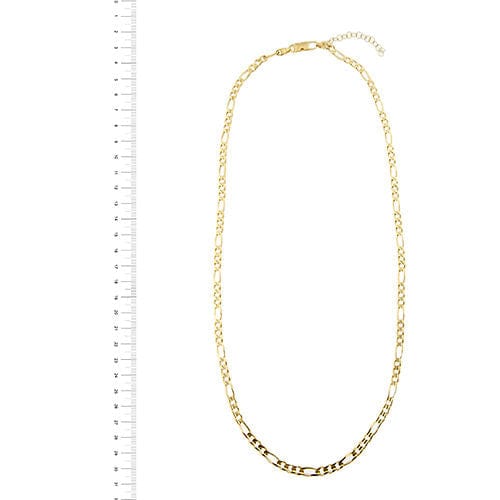 Collier à maillons figaro en or jaune Chini