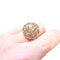 Bague Bague  or jaune 18 carats sertie d'un diamant époque 1940 58 Facettes 7468 A