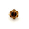 Bague 55 Bague Fleur Or Jaune Oeil de Tigre 58 Facettes 79-GSJE423