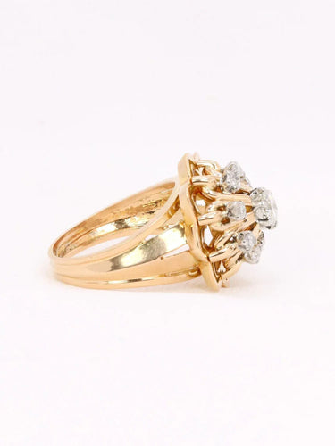 Bague Bague dome vintage diamants 58 Facettes 959