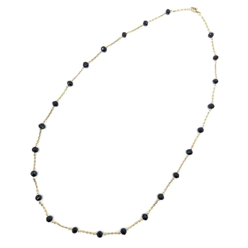 Collier Collier or jaune et grenats 58 Facettes Z15B51717