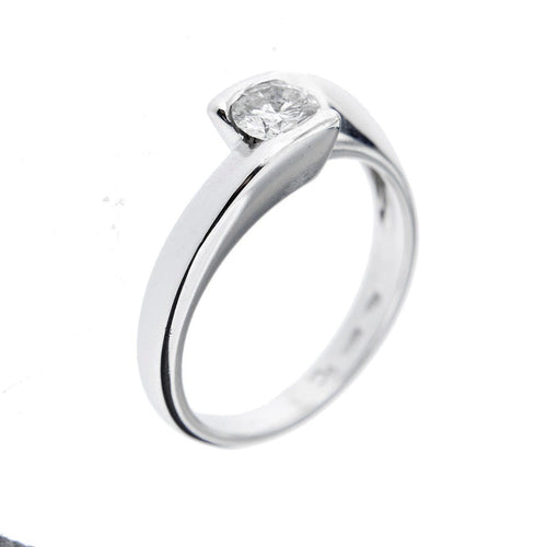 Bague 56 Bague solitaire diamant 0,47 ct 58 Facettes 11144