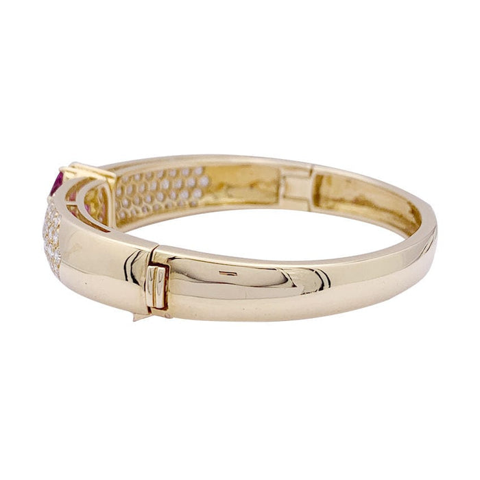 Bracelet Bracelet Van Cleef & Arpels or jaune, diamants, saphirs roses. 58 Facettes 33628