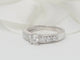 Bague 51 Bague solitaire en or blanc et diamant de 0,28 ct 58 Facettes F4581