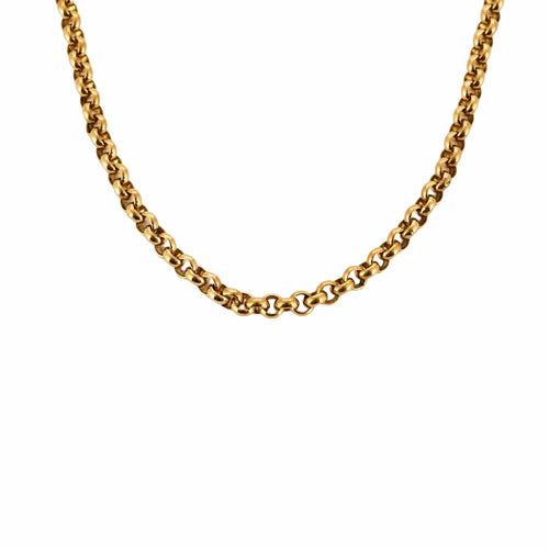 Collier Collier or jaune maille jaseron 58 Facettes CLA0602