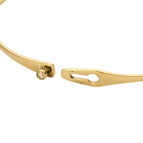 DINH VAN - Bracelet serrure or jaune et diamants