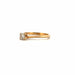 Ring 58 Solitaire Yellow Gold & Diamond 58 Facettes