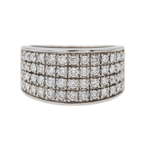Bague 53.5 Bague Or blanc Diamant 58 Facettes 3282757CN