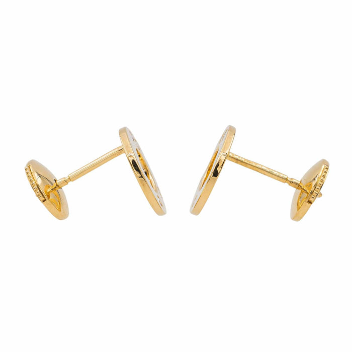 Boucles d'oreilles Dinh Van Boucles d'oreilles Cible Or jaune Diamant 58 Facettes 2711597CN