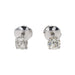 Boucles d'oreilles Boucles d'oreilles Puces Or blanc Diamant 58 Facettes 3547190CN