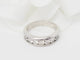 Bague 52.5 Demi alliance en or blanc et diamants 1.05ct 58 Facettes 33105