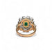 Ring 50 Old emerald ring Colombia diamonds 58 Facettes