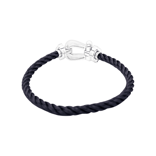 Bracelet Bracelet Fred, "Force 10" or blanc, diamants. 58 Facettes 34788