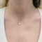 Collier Collier solitaire deux ors, diamants. 58 Facettes 33621