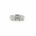 Bague 53 Bague trilogie or blanc avec diamants 58 Facettes