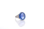 Bague 54 Bague Platine Saphir de Ceylan Diamant 58 Facettes 23318 / 23216