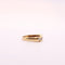 Bague Alliance Demi-tour diamants sertis sur or jaune 58 Facettes