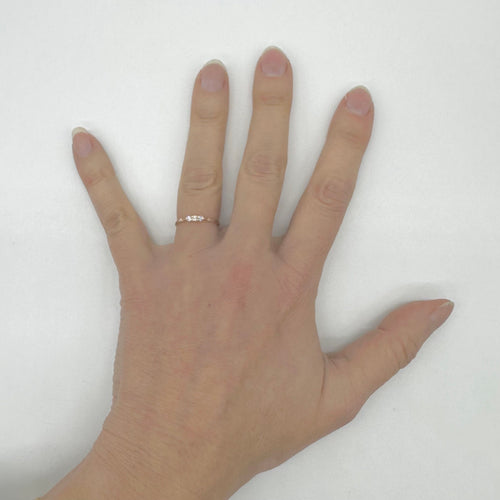 Bague 51 MAUBOUSSIN - Bague trois grains or jaune et diamants 58 Facettes Z15B51789