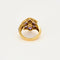 Bague 51 Bague or jaune, améthyste et diamants 58 Facettes CHAL0199