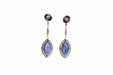 Boucles d'oreilles Boucles d'oreilles Art Déco saphirs et diamants 58 Facettes 26291