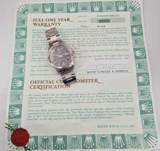 Montre ROLEX - Montre Datejust 36 Turn-O-Graph 58 Facettes 16264
