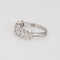 Bague marquise en platine avec diamant 1 ct, taille 5,75, bijou vintage anniversaire