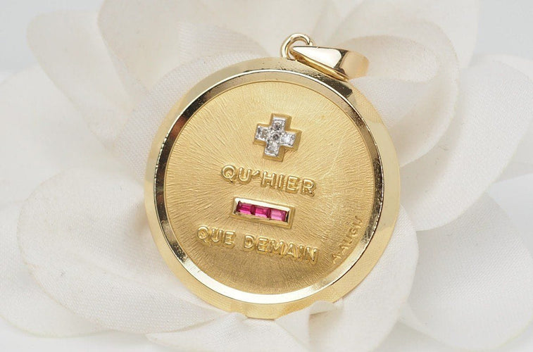 Médaille d'Amour Augis En Or Jaune Diamants 58 Facettes 32493