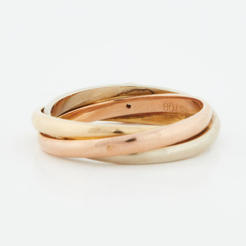 Bague 51 BAGUE 3 OR 18 CARATS 58 Facettes REF 4046/18